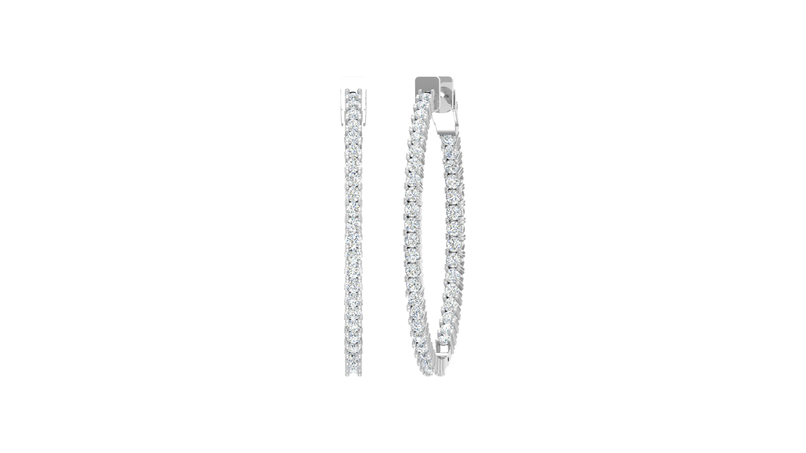 Hoops Natural Earrings
